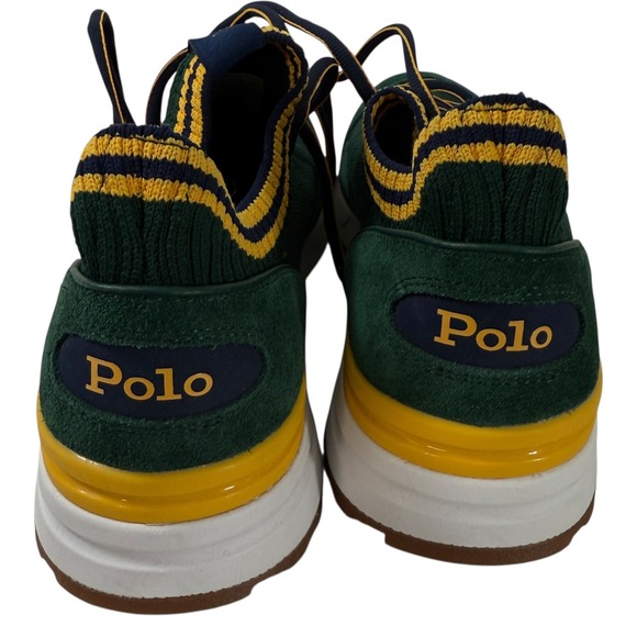 Polo Ralph Lauren TRKSTR 200II-SK-LTL Green Suede Sneakers Shoes US 8 EUR 41‎ - Picture 2 of 8